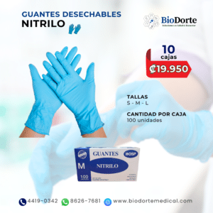 GUANTE DE NITRILO MARCA HOSP
