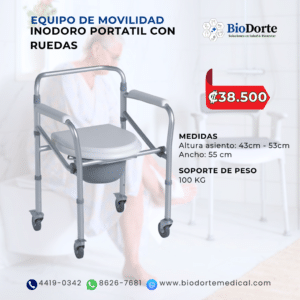 Inodoro Portatil con ruedas
