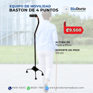 BASTON DE 4 PUNTOS