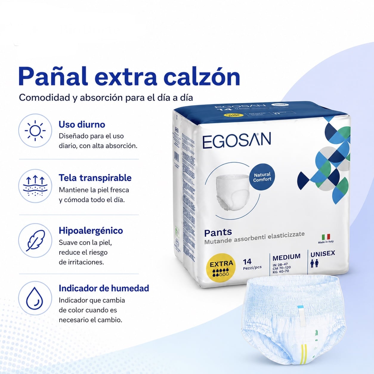 Pañal Diurno Extra Pull-Up calzón - Imagen 2