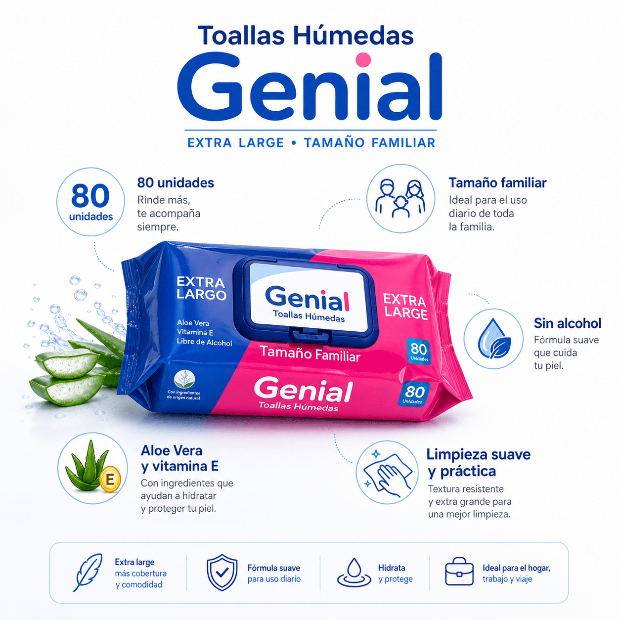 Toallas Húmedas Genial - Imagen 2