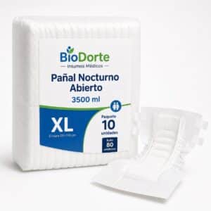 Pañal abierto nocturno Palmjoy XL — paquete de 10 unidades