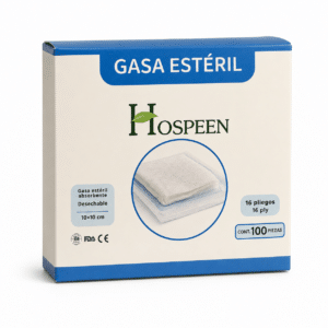 GASA ESTERIL 10x10 HOSPEEN 100 UNIDADES
