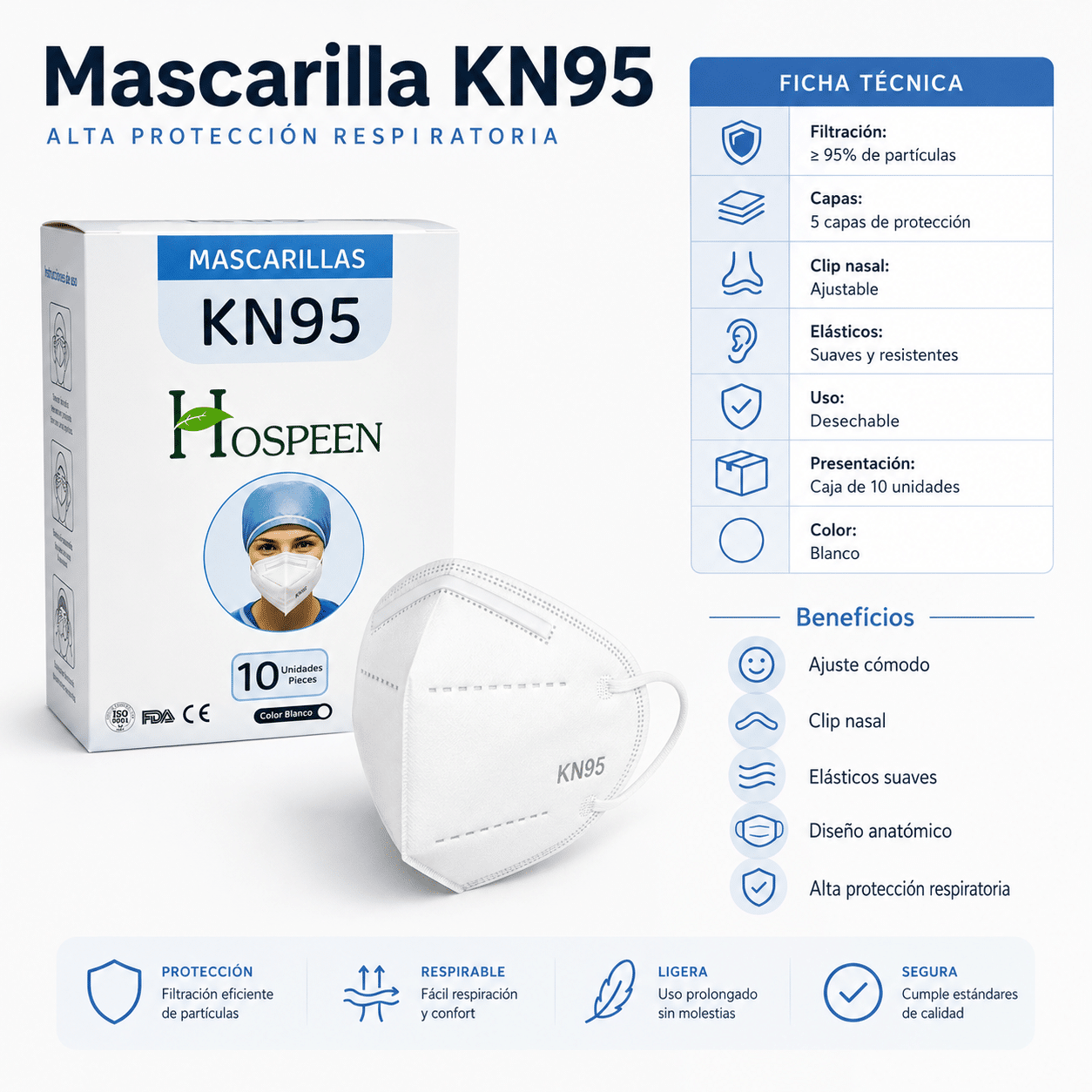 Mascarilla 5PLY - Imagen 2