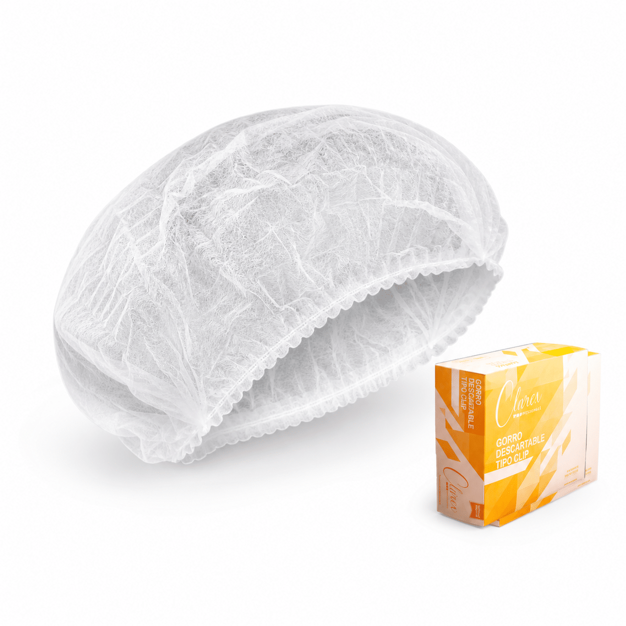 Gorro Cofia Clip blanco