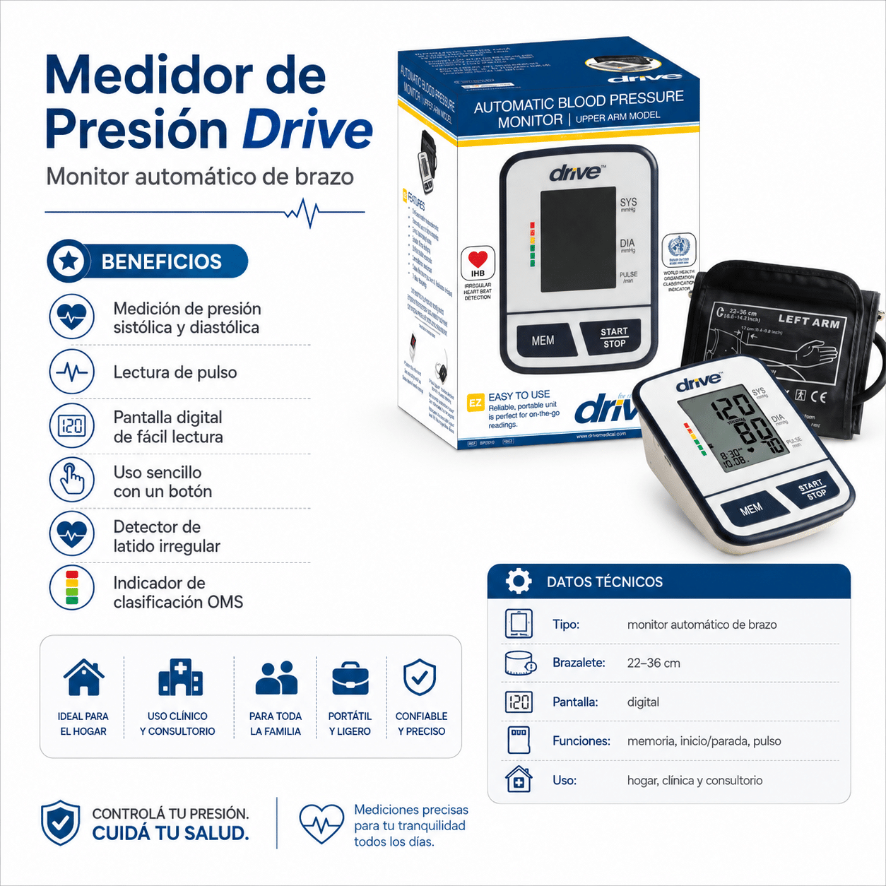 Monitor de Presión Drive - Imagen 2
