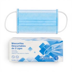 Mascarilla 3PLY Color Celeste